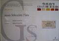 Diploma de plata Gran Selección